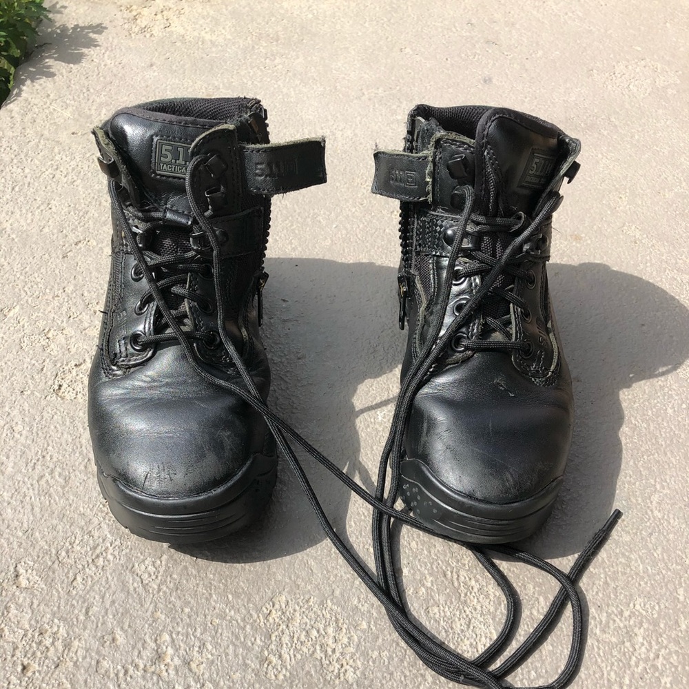 5.11 tactical 6” combat boots size 7